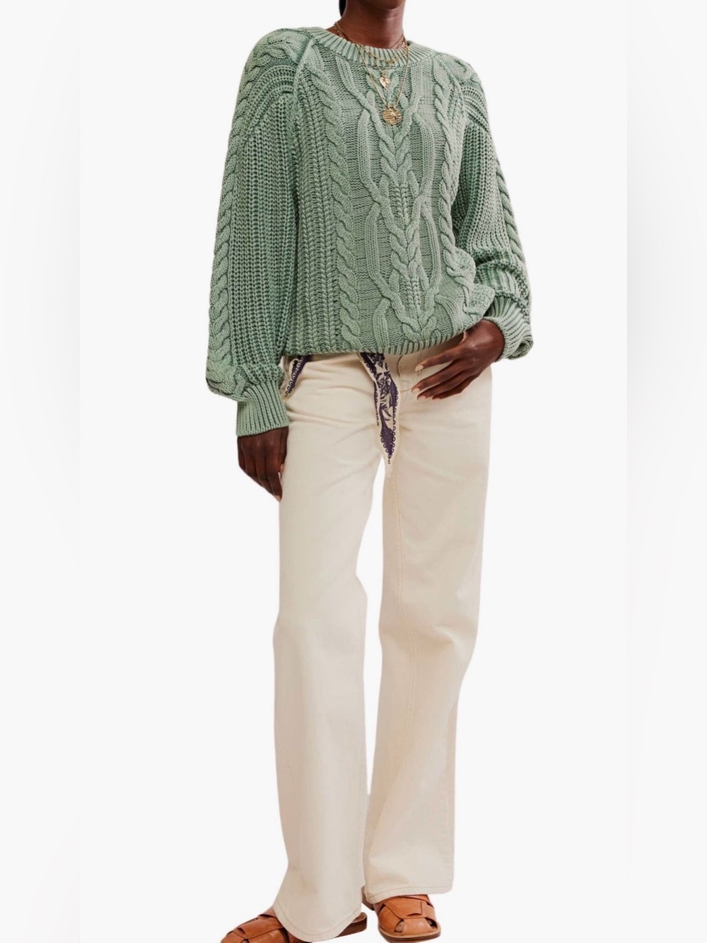 Frankie Cable
Cotton Sweater size XL